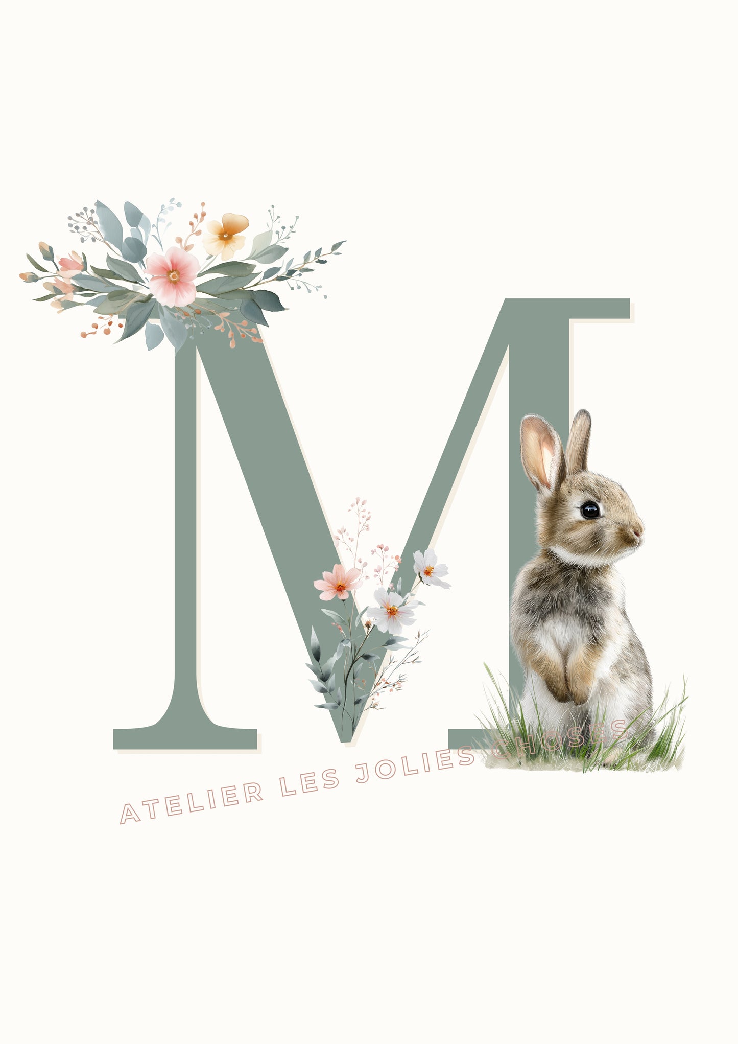 Affiche - Lettre M