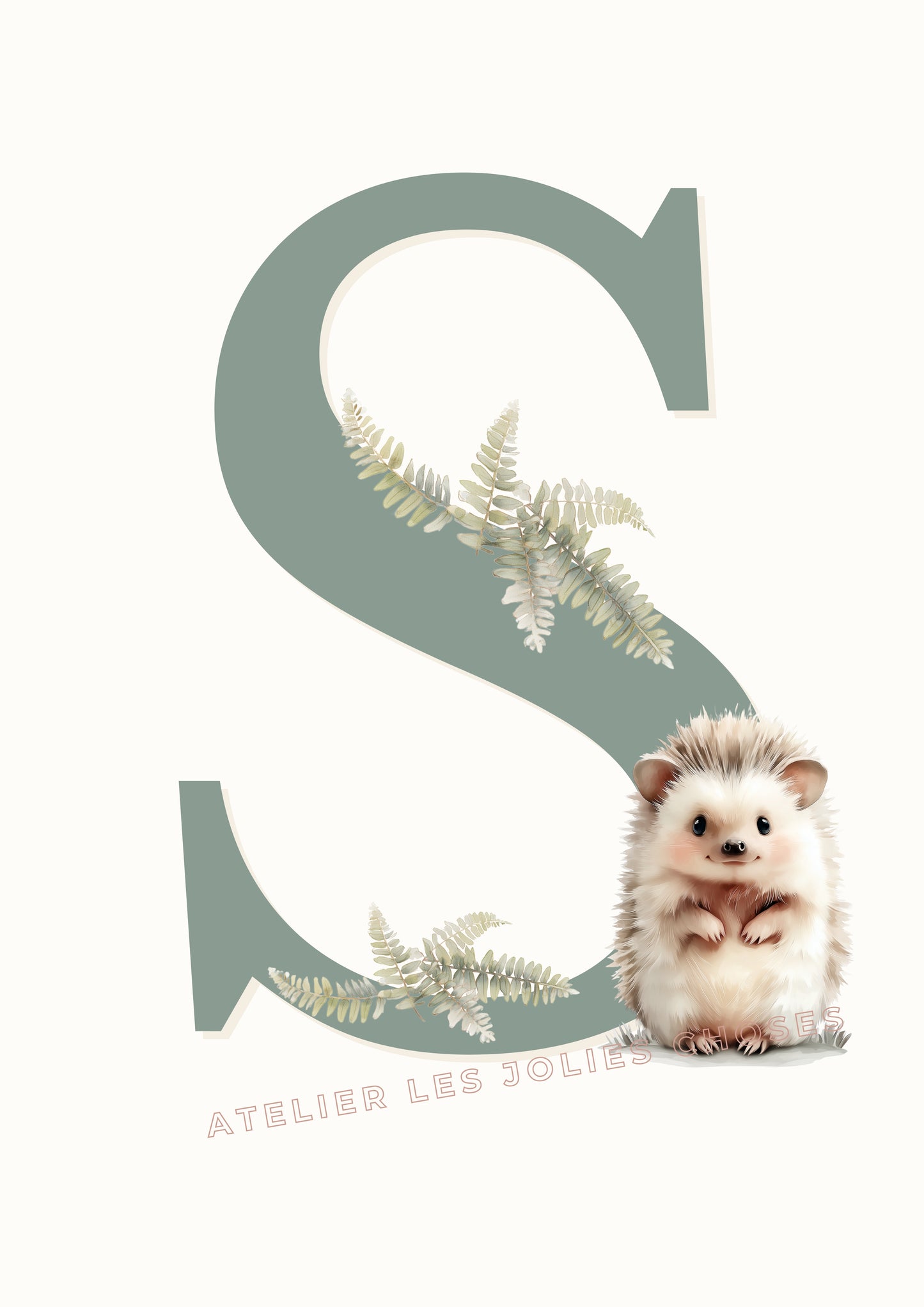 Affiche - Lettre S