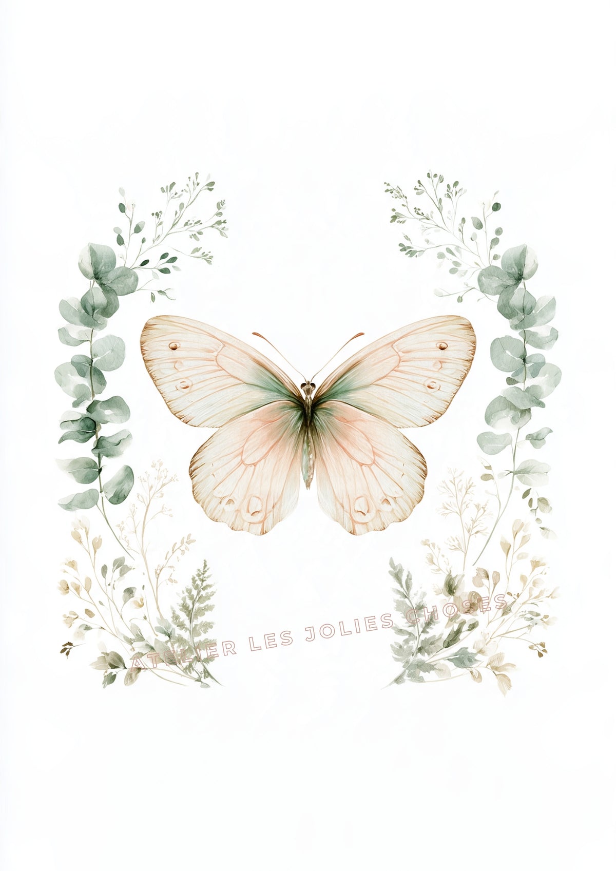 Affiche - Le papillon des champs