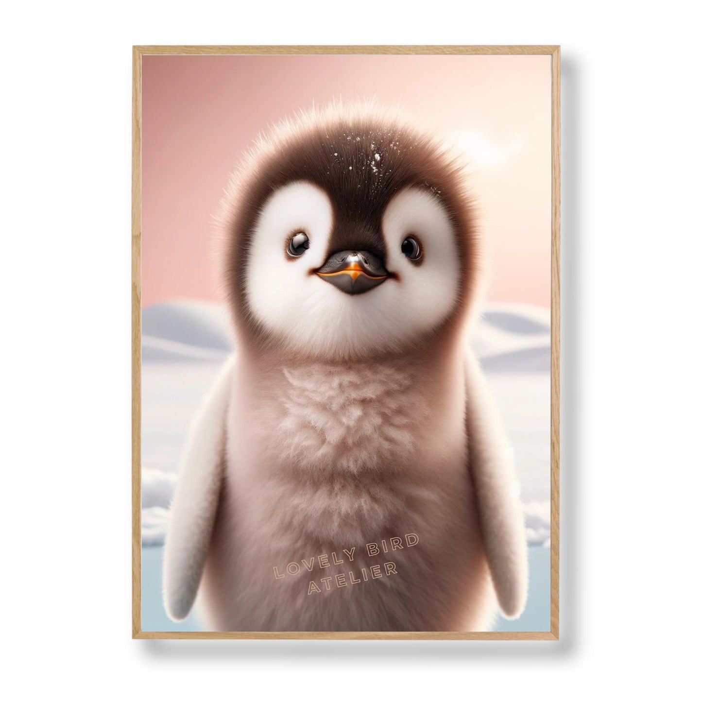 Affiche Bébé Pingouin - Atelier Les Jolies Choses