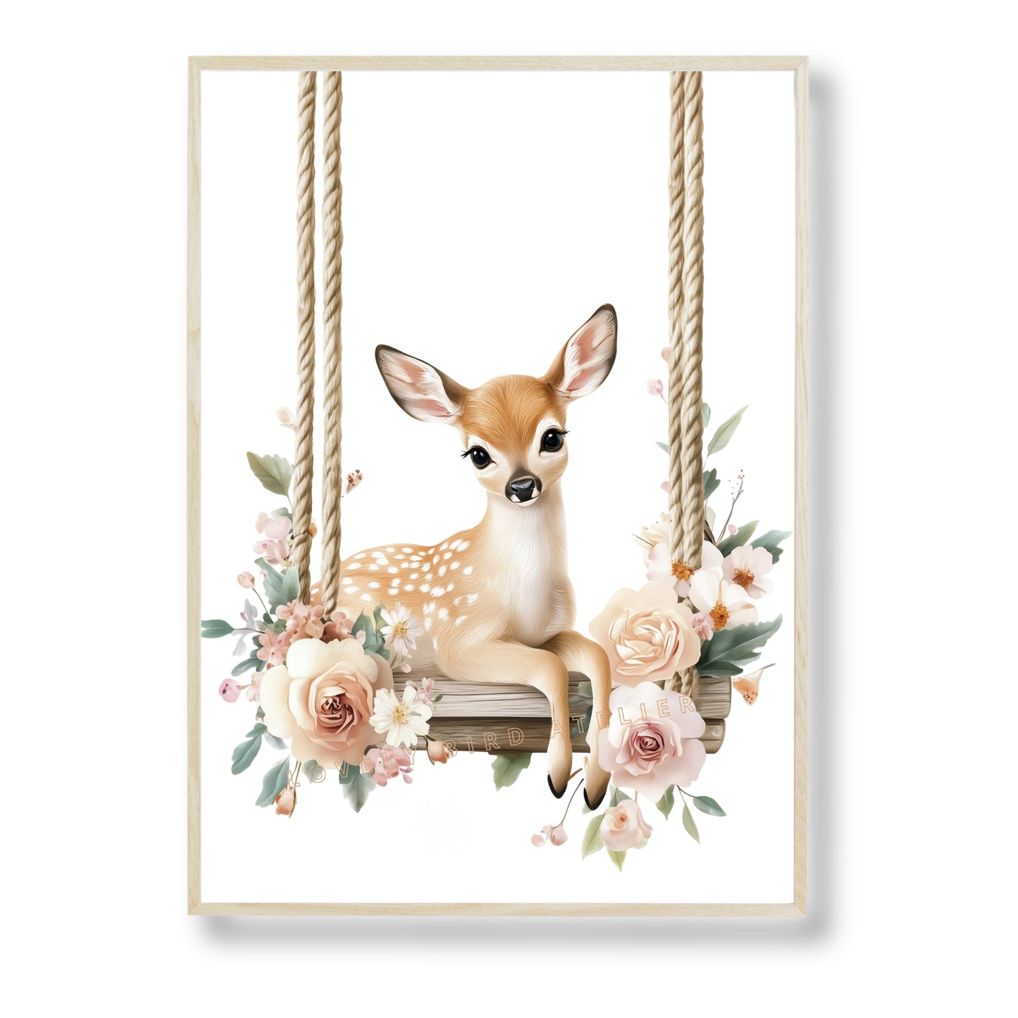 Affiche Biche & Balancelle - Atelier Les Jolies Choses