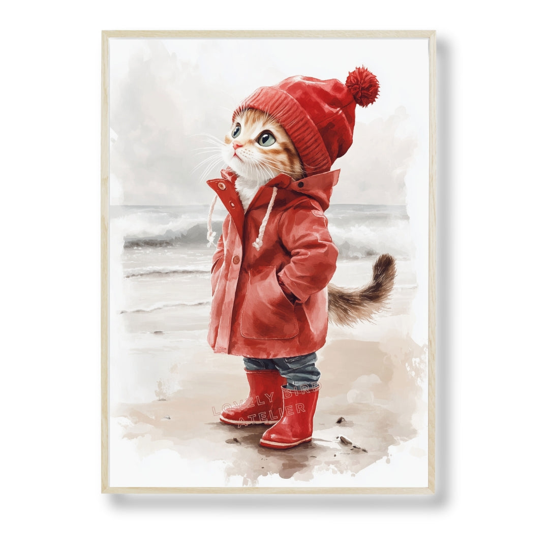 Affiche Chat & Ciré - Atelier Les Jolies Choses