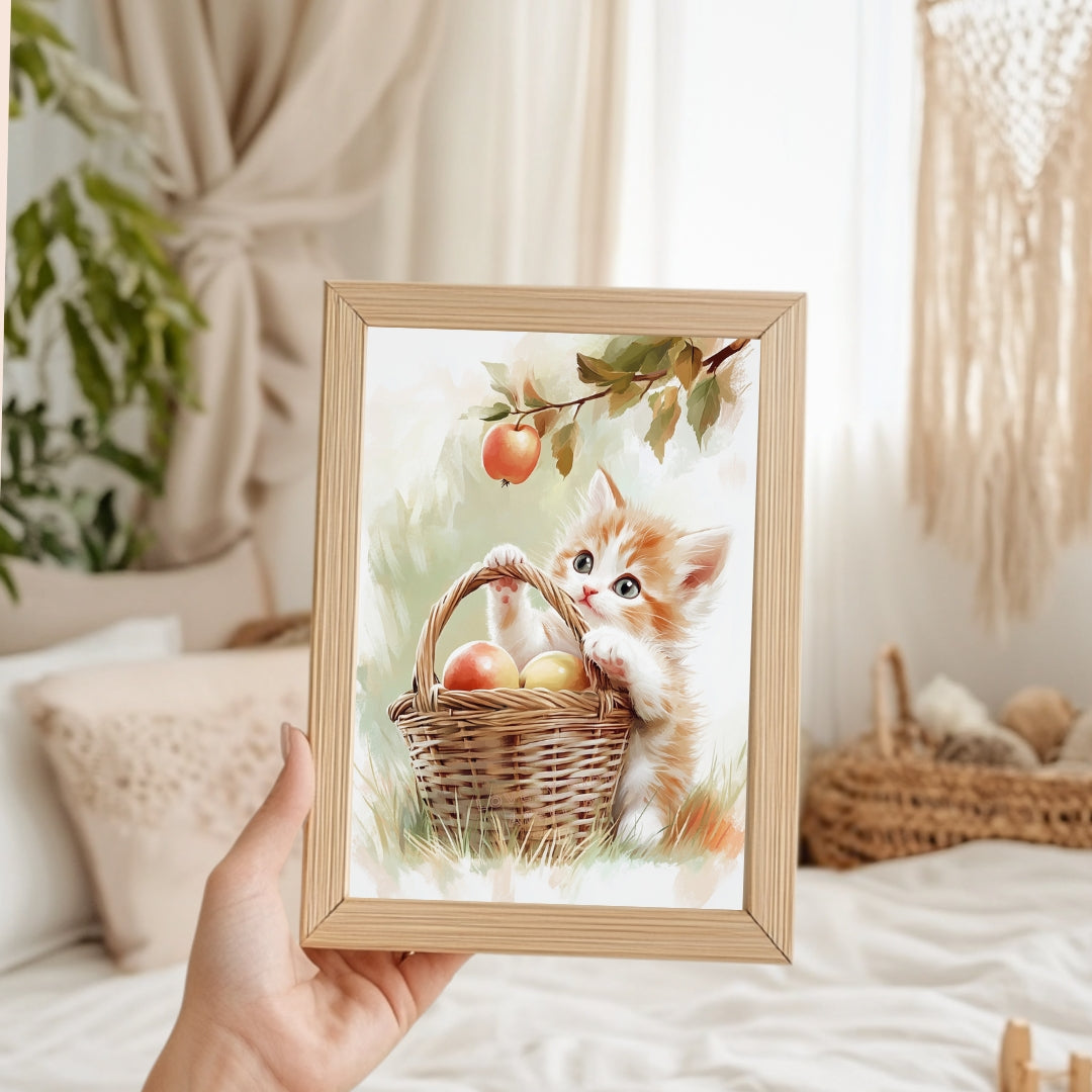 Affiche Chat & Pommier - Atelier Les Jolies Choses