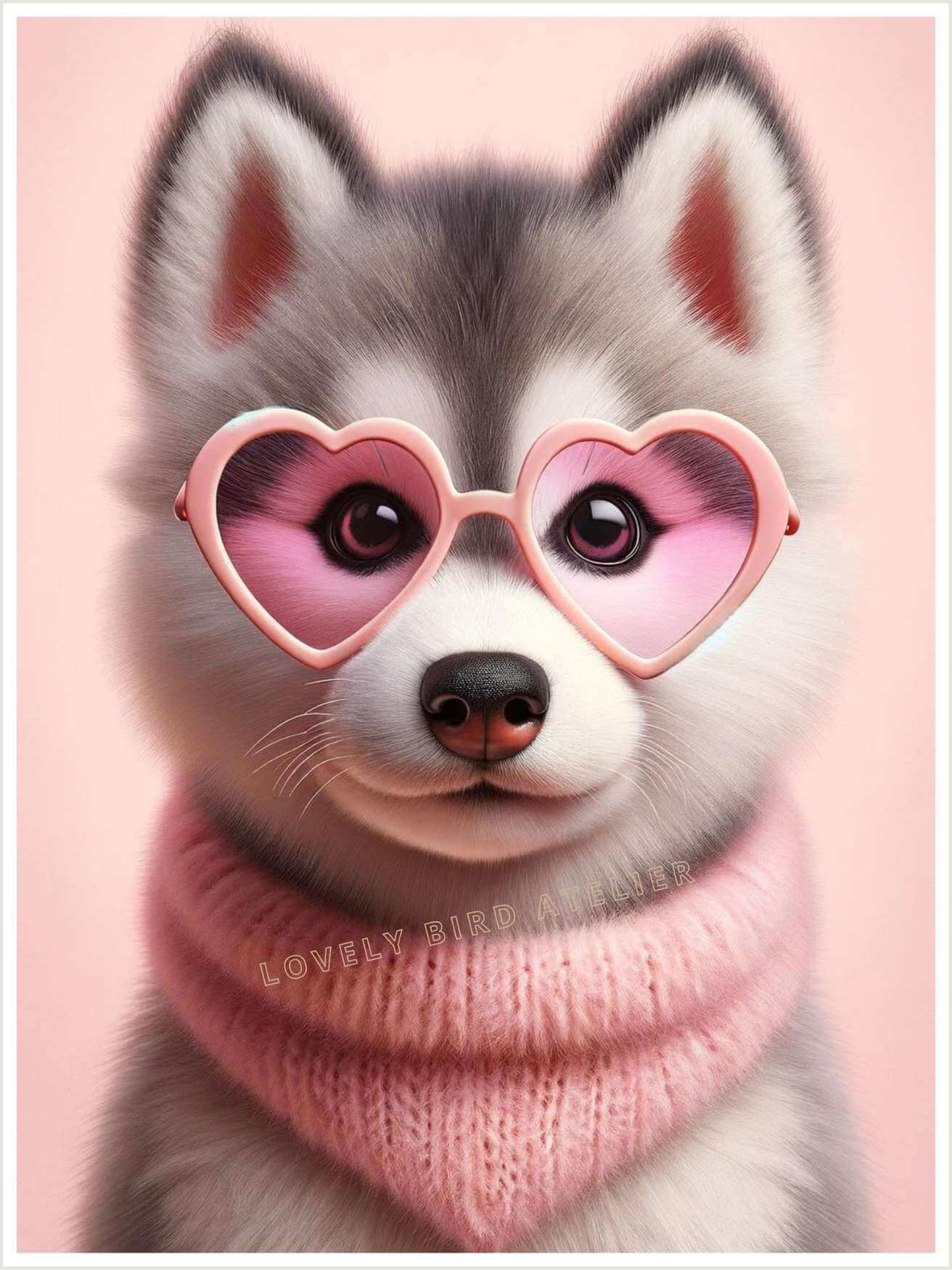 Affiche Chiot Pop - Atelier Les Jolies Choses