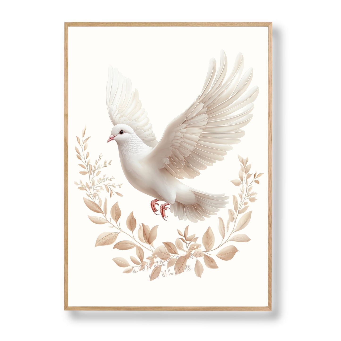 Affiche Colombe & Brindille - Atelier Les Jolies Choses