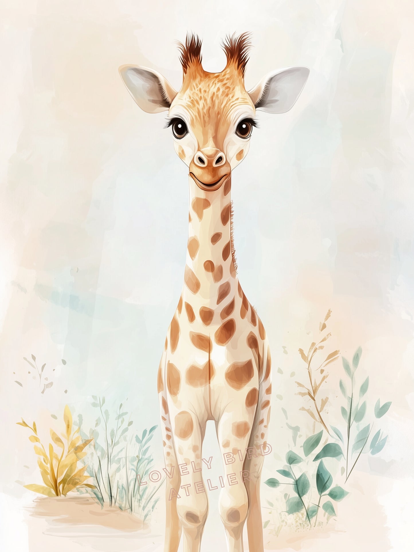 Affiche Jolie Girafe - Atelier Les Jolies Choses