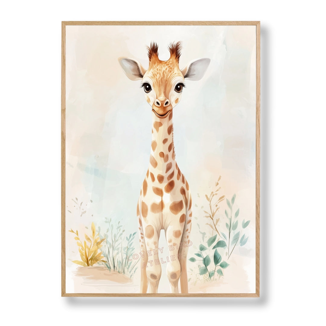Affiche Jolie Girafe - Atelier Les Jolies Choses