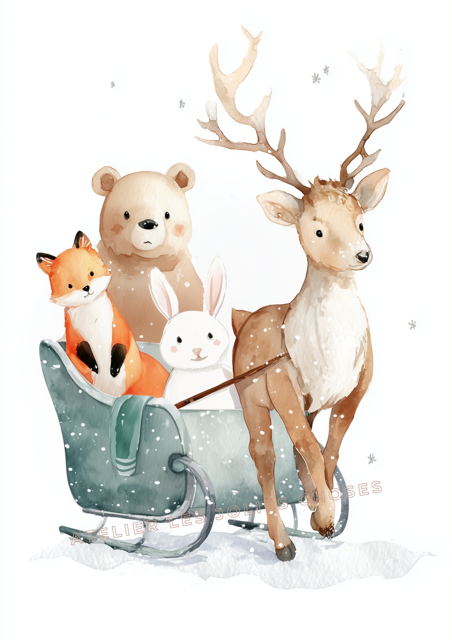 Affiche - La Parade Magique du Traîneau