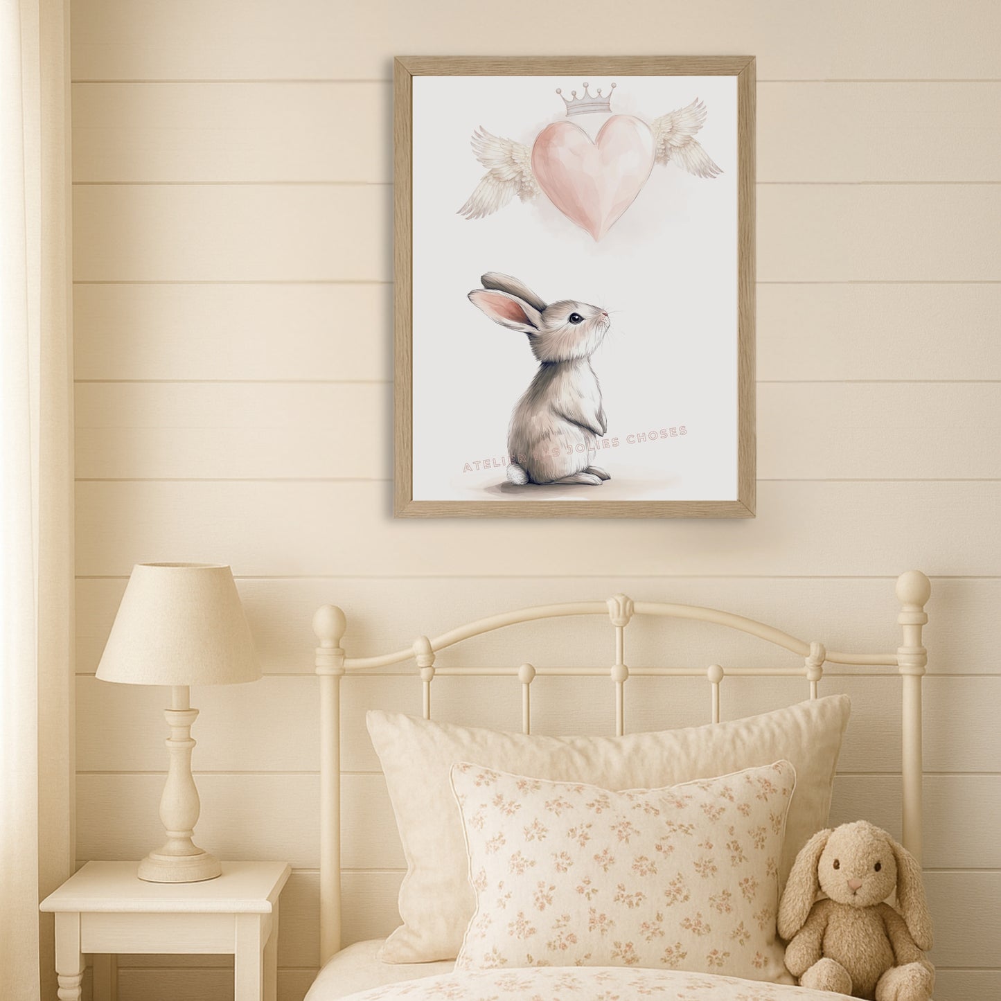 Affiche - Lapin Ex-Voto - Atelier Les Jolies Choses