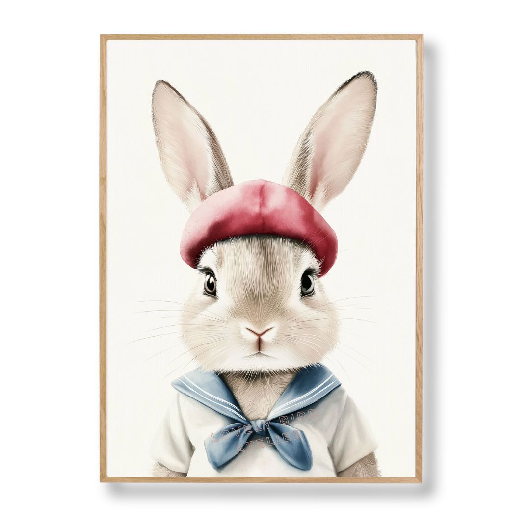 Affiche Lapin Marin - Atelier Les Jolies Choses