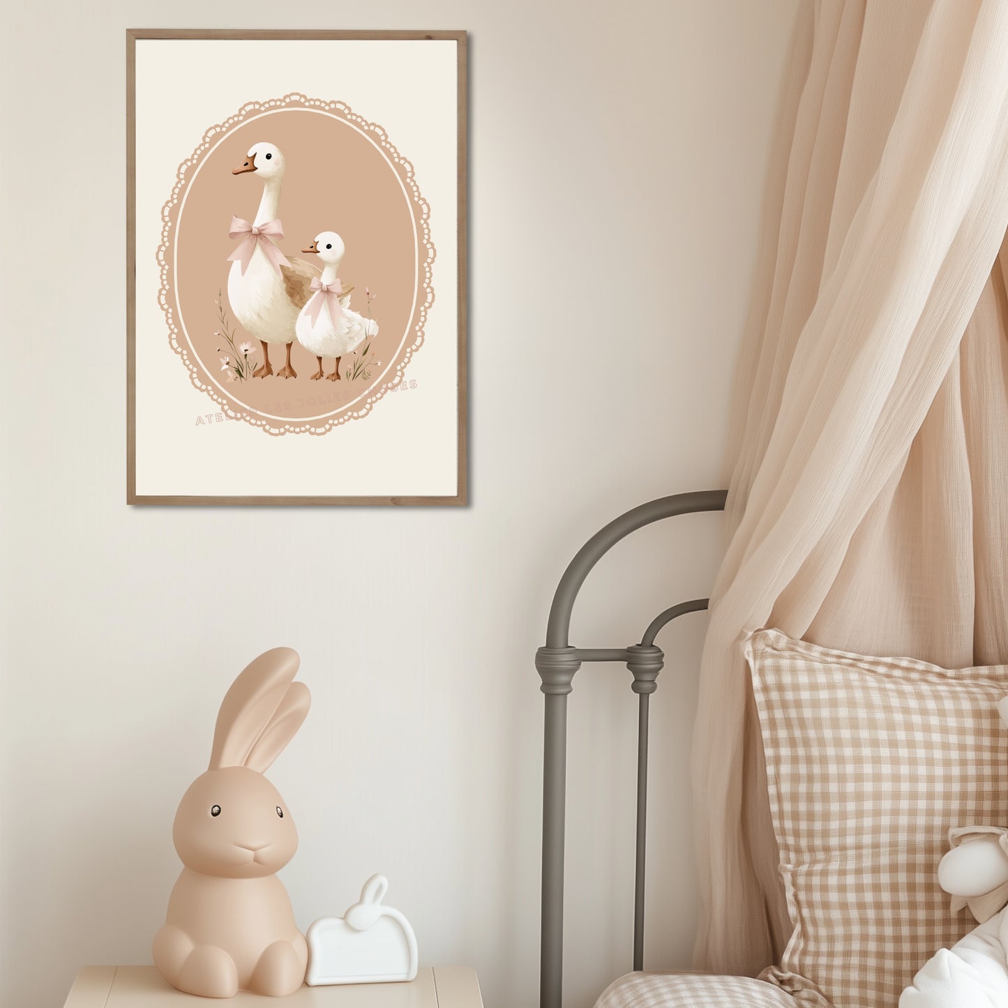 Affiche Les Oies - Complices du soir - Atelier Les Jolies Choses