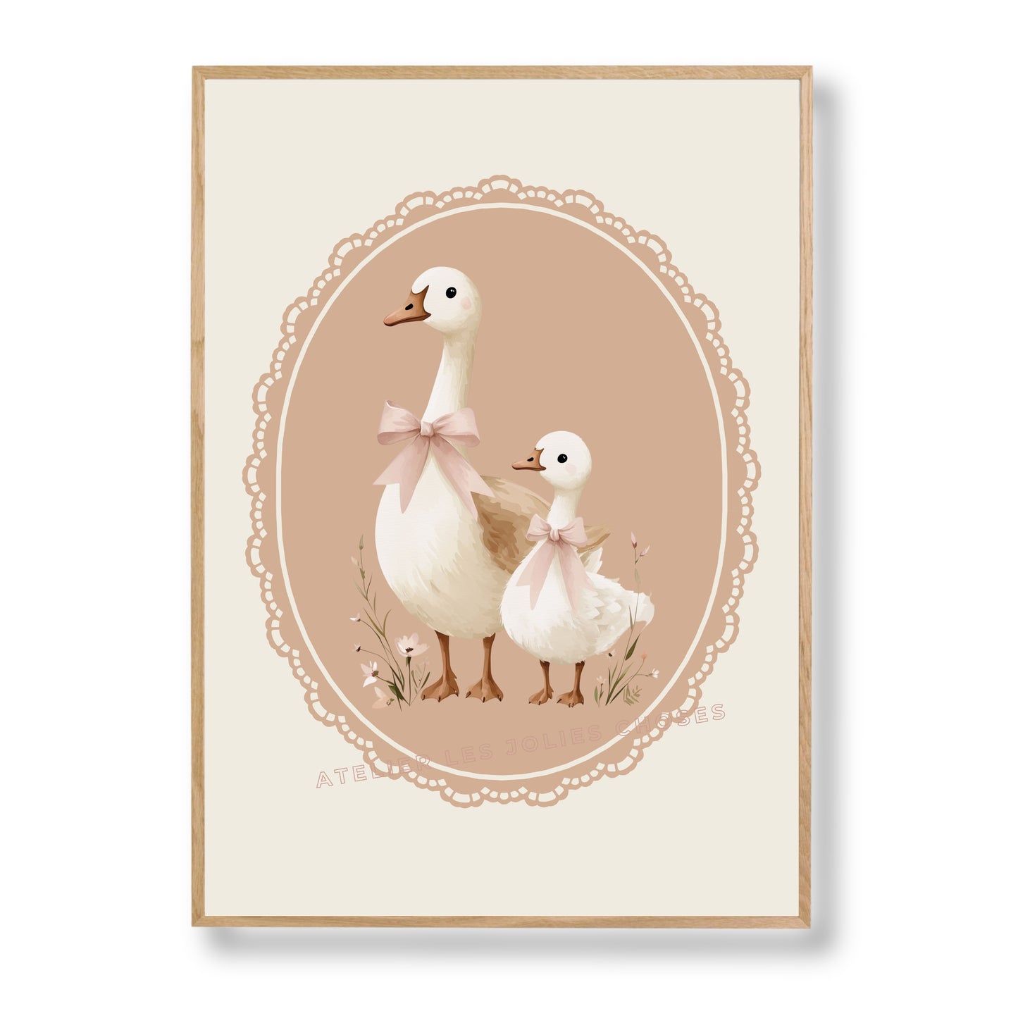 Affiche Les Oies - Complices du soir - Atelier Les Jolies Choses