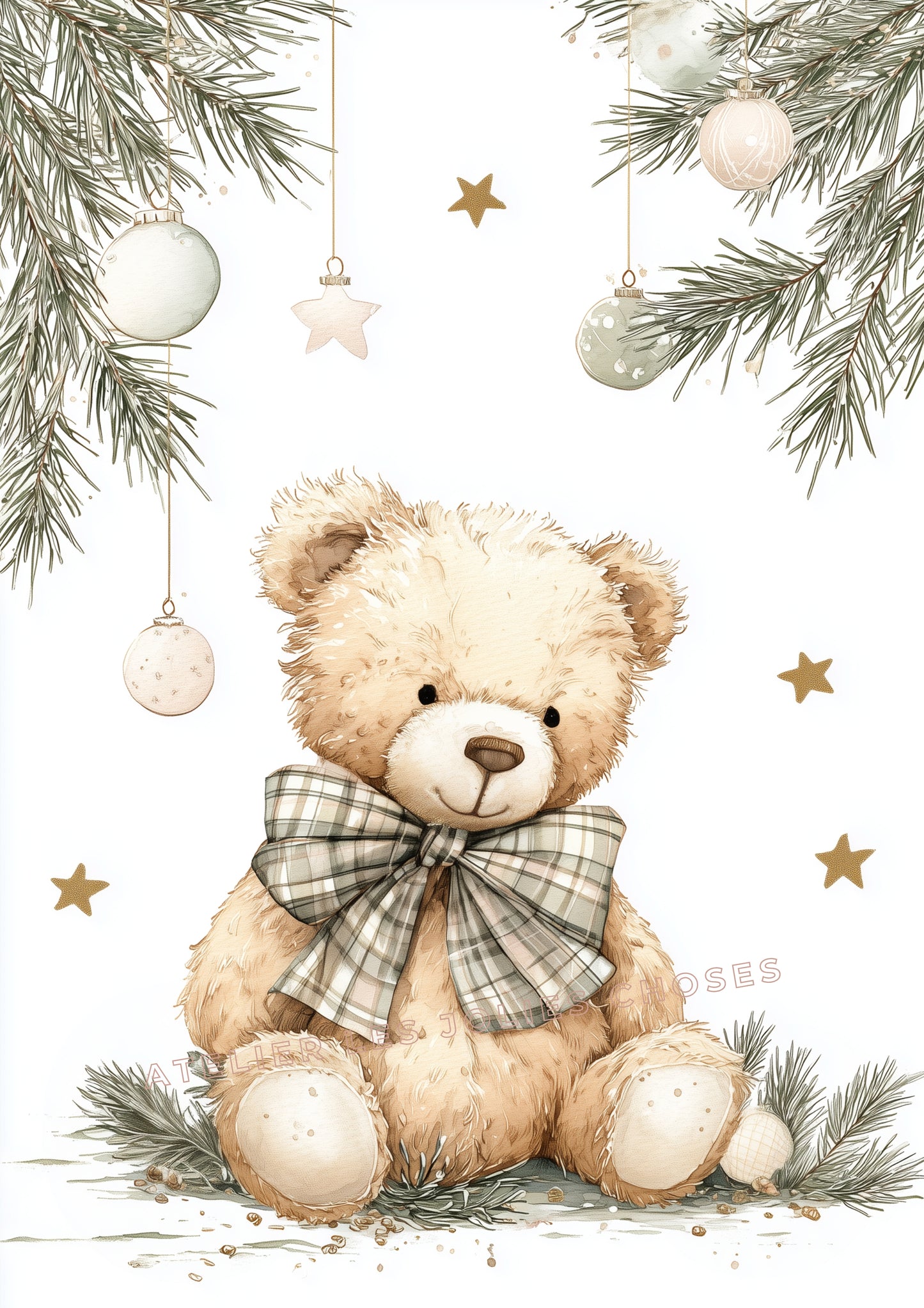 Affiche - Petit Ours de Noël