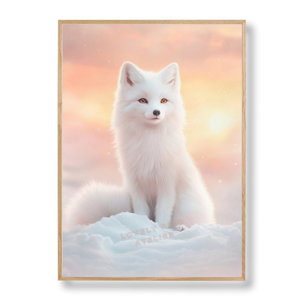 Affiche Renard Des Neiges - Atelier Les Jolies Choses