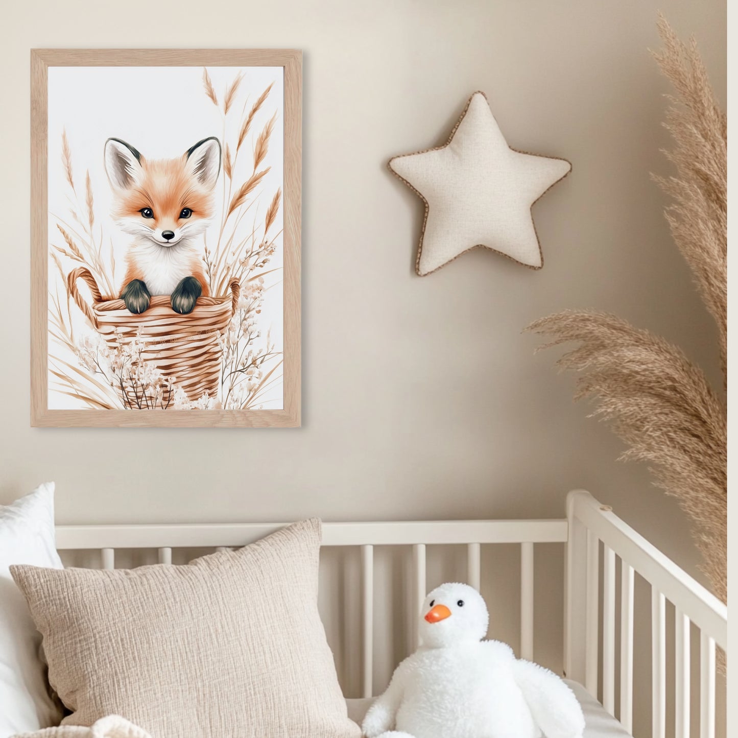 Affiche Renard & Petit Panier - Atelier Les Jolies Choses
