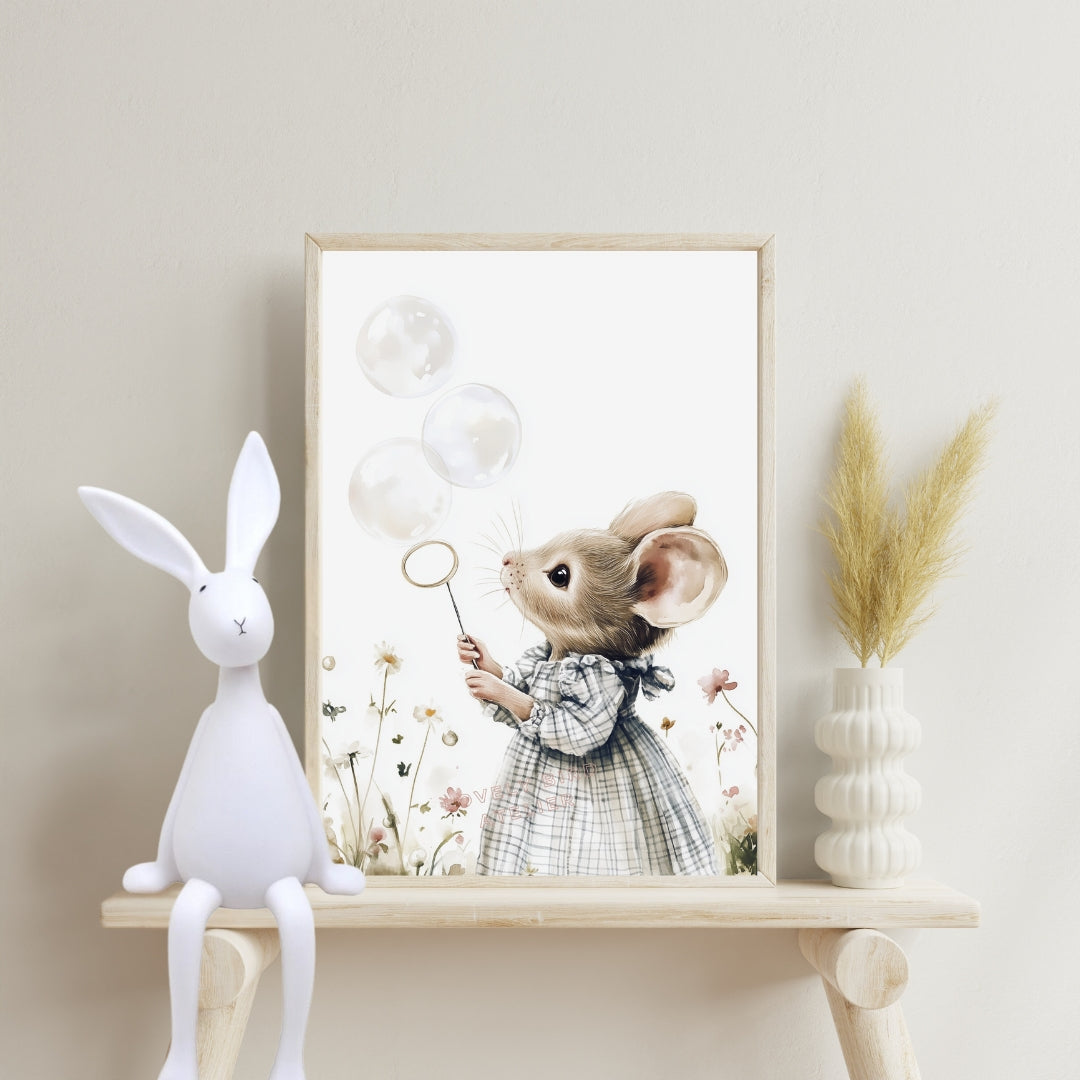 Affiche Souris & Bulles - Atelier Les Jolies Choses