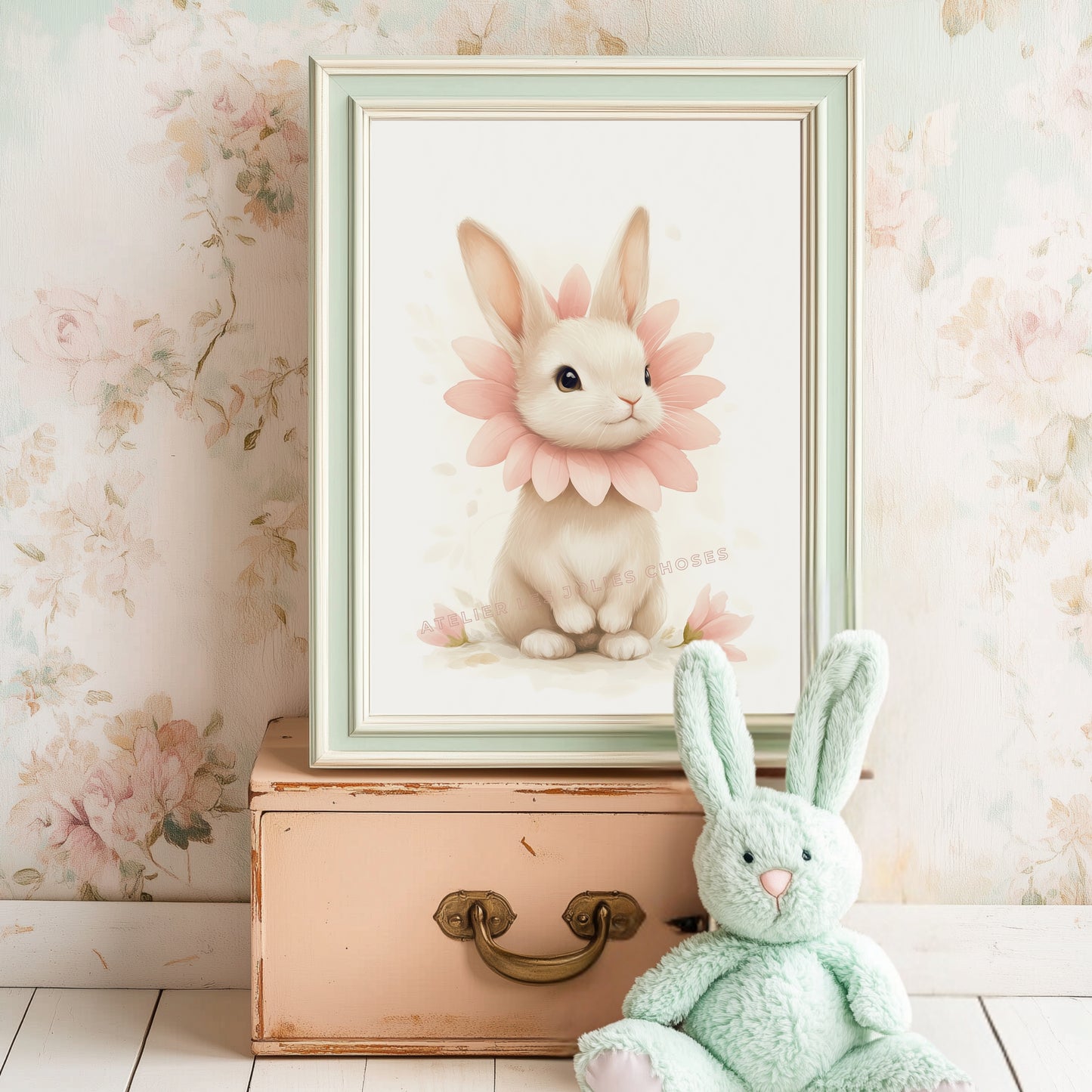 Lapine en Fleur