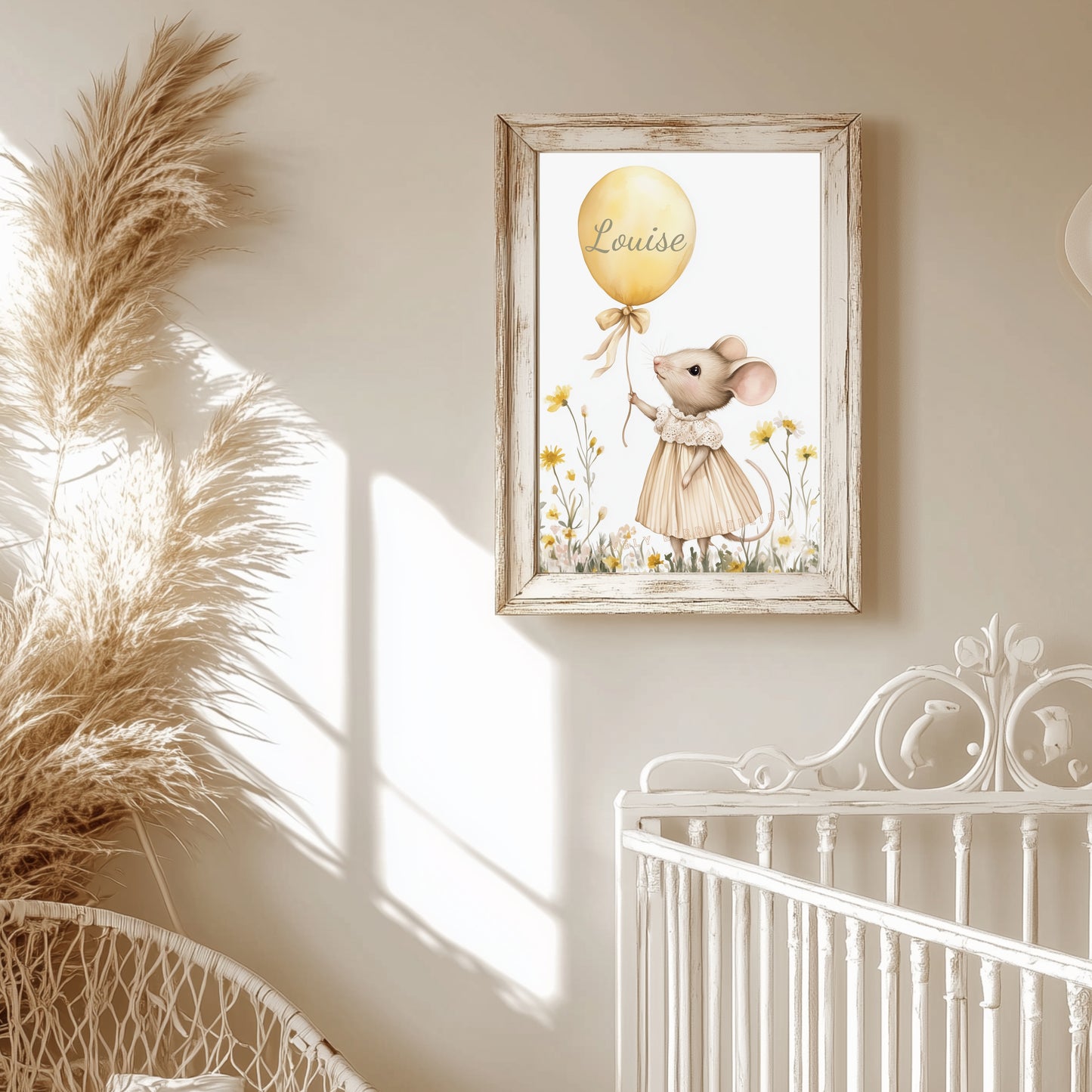 Affiche Souris & Ballon - Atelier Les Jolies Choses