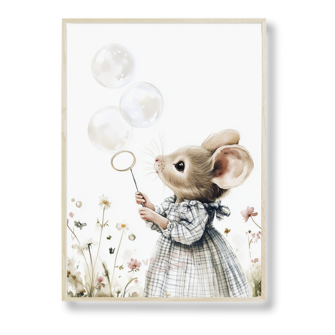 Affiche Souris & Bulles - Atelier Les Jolies Choses