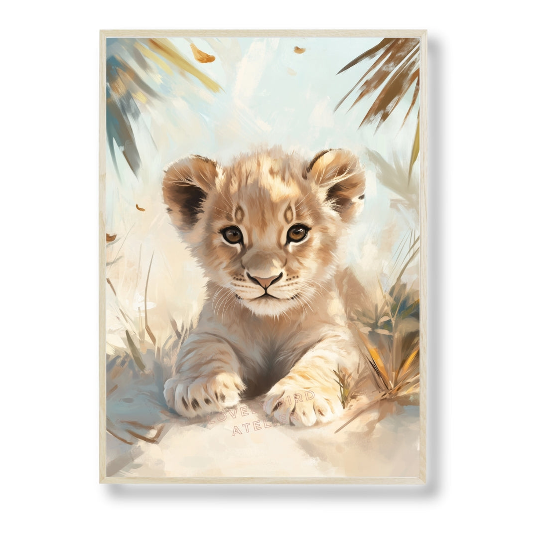 Illustration Petit Lionceau - Atelier Les Jolies Choses