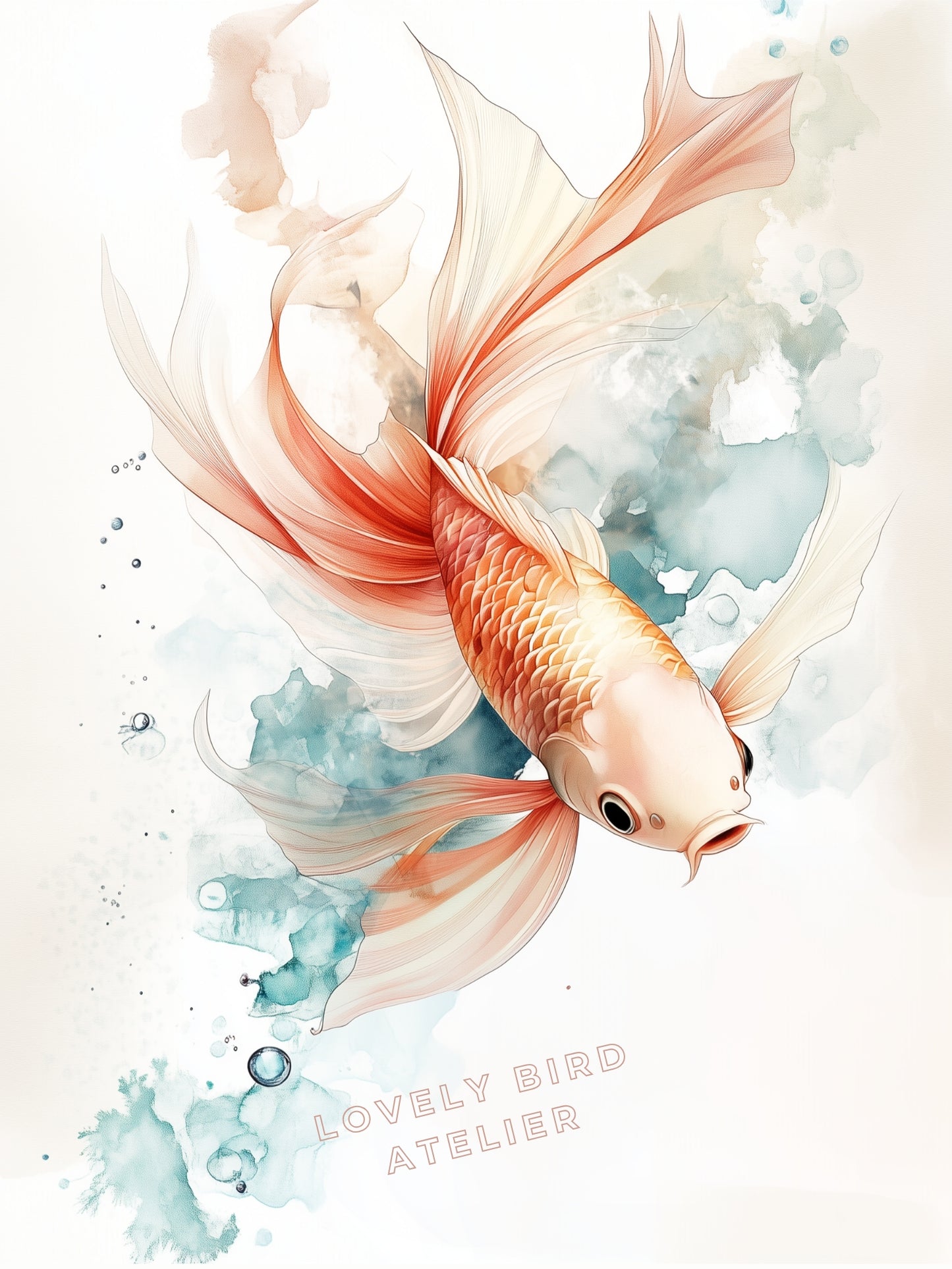 Illustration Poisson - Atelier Les Jolies Choses