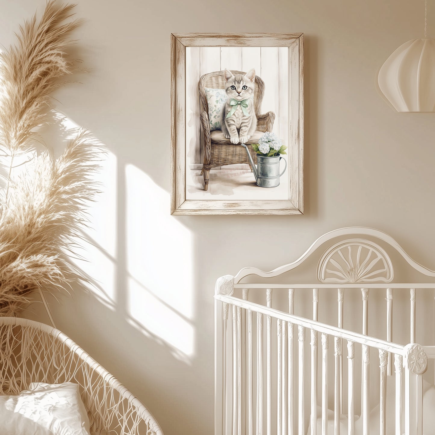 Joli Petit Chat & Hortensia - Atelier Les Jolies Choses