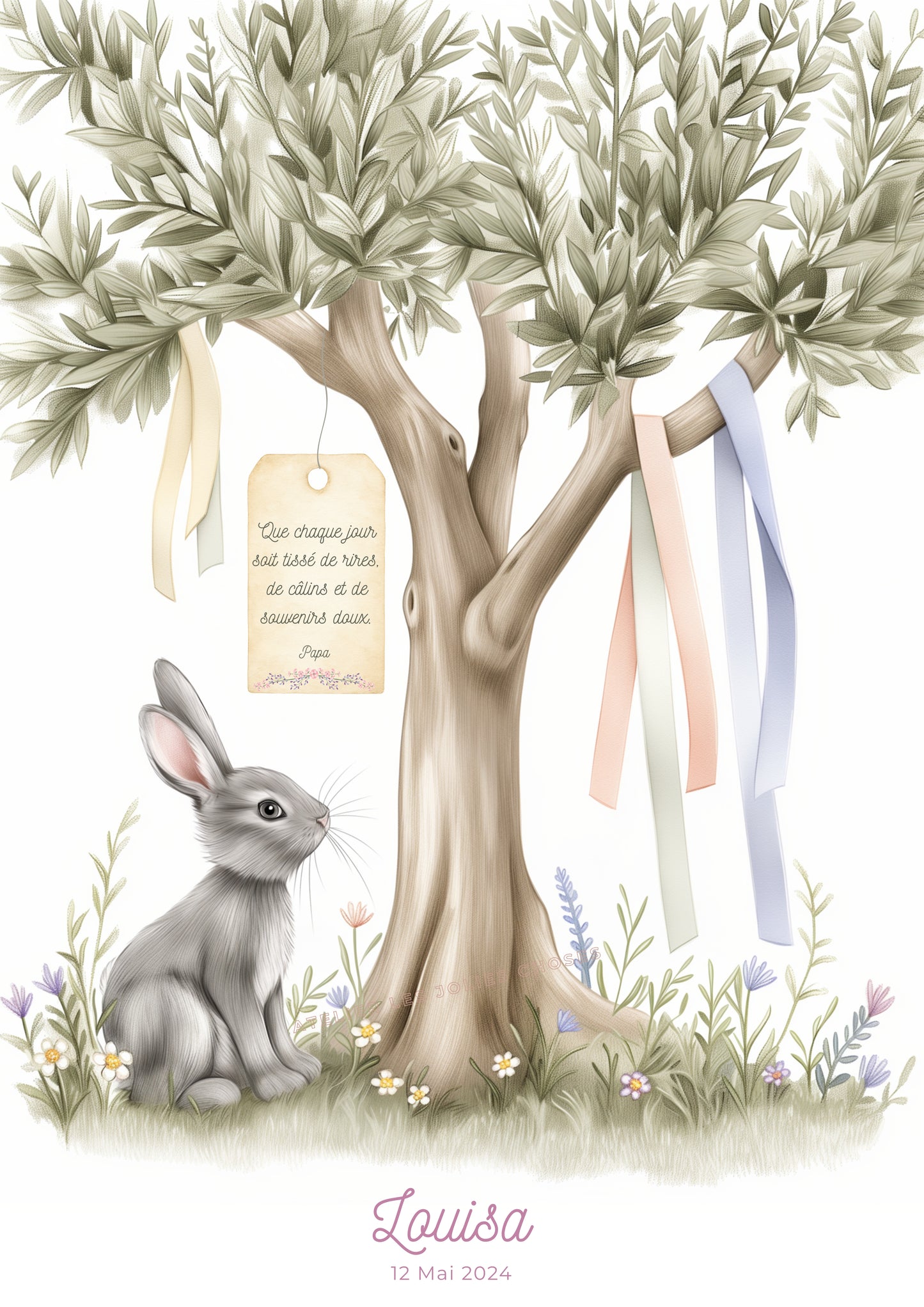 L'arbre à vœux & Le lapin - Atelier Les Jolies Choses