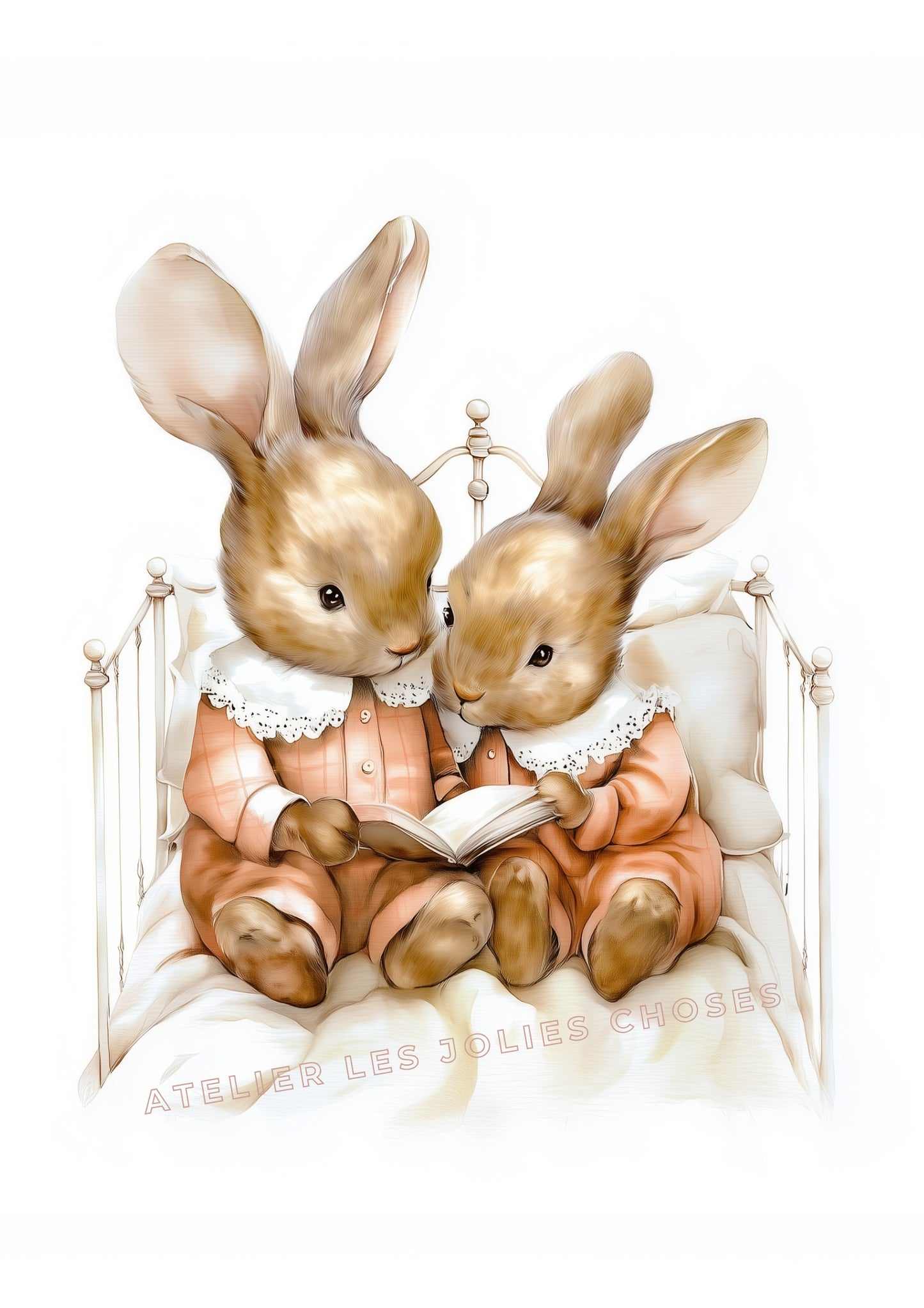 Illustration –Douce lecture du soir