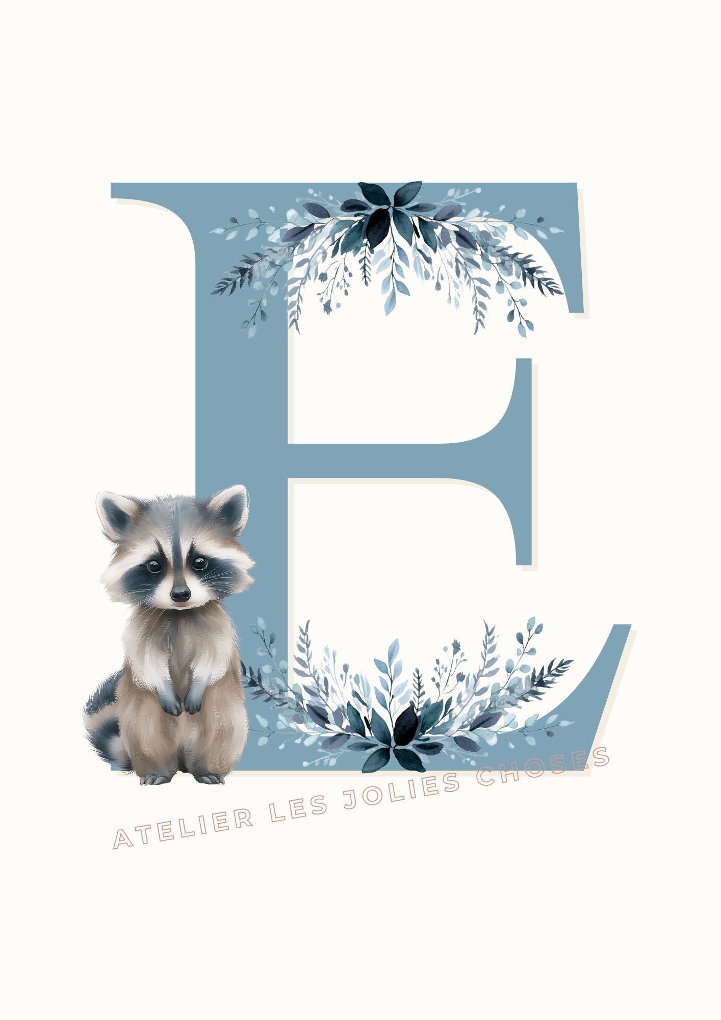 Affiche - Lettre E