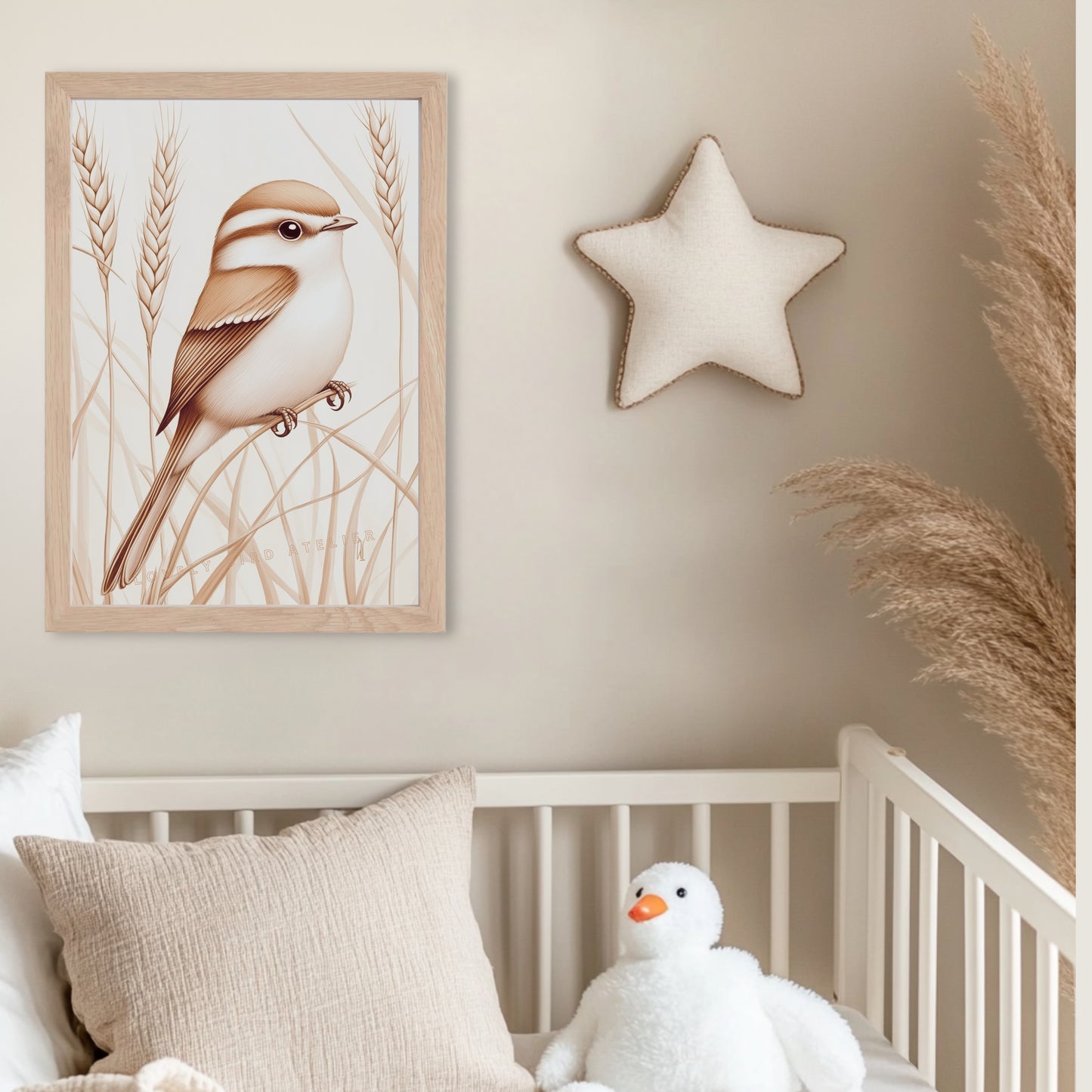 Oiseau Beige - Douceur Naturelle - Atelier Les Jolies Choses