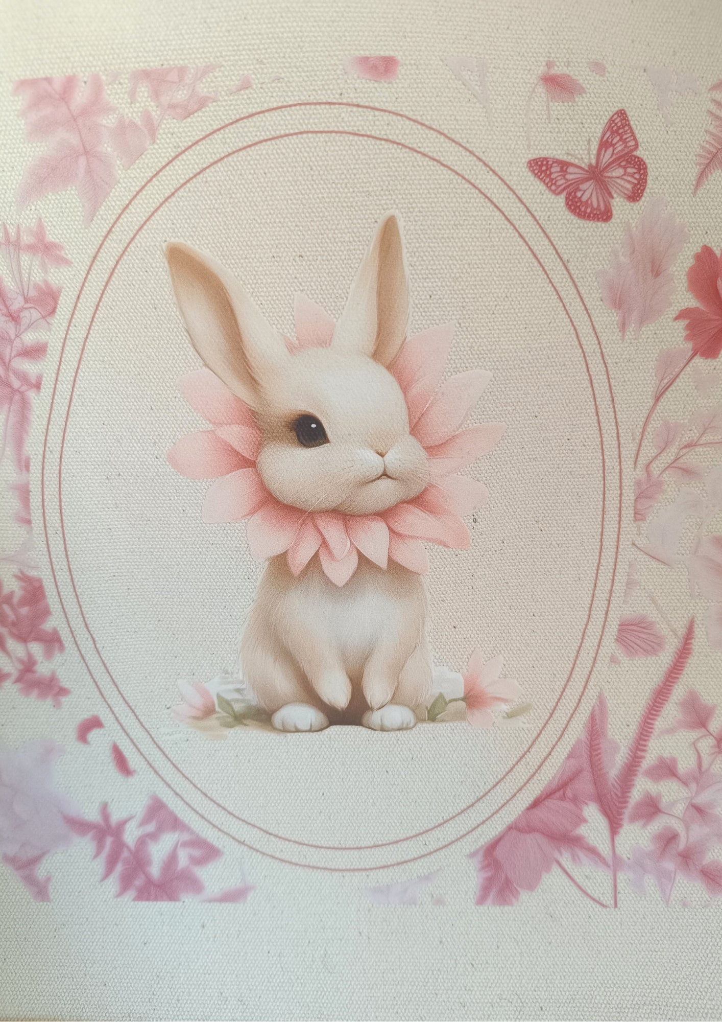 Petit cabas "Petit Lapin" – Édition Toile de Jute - Atelier Les Jolies Choses