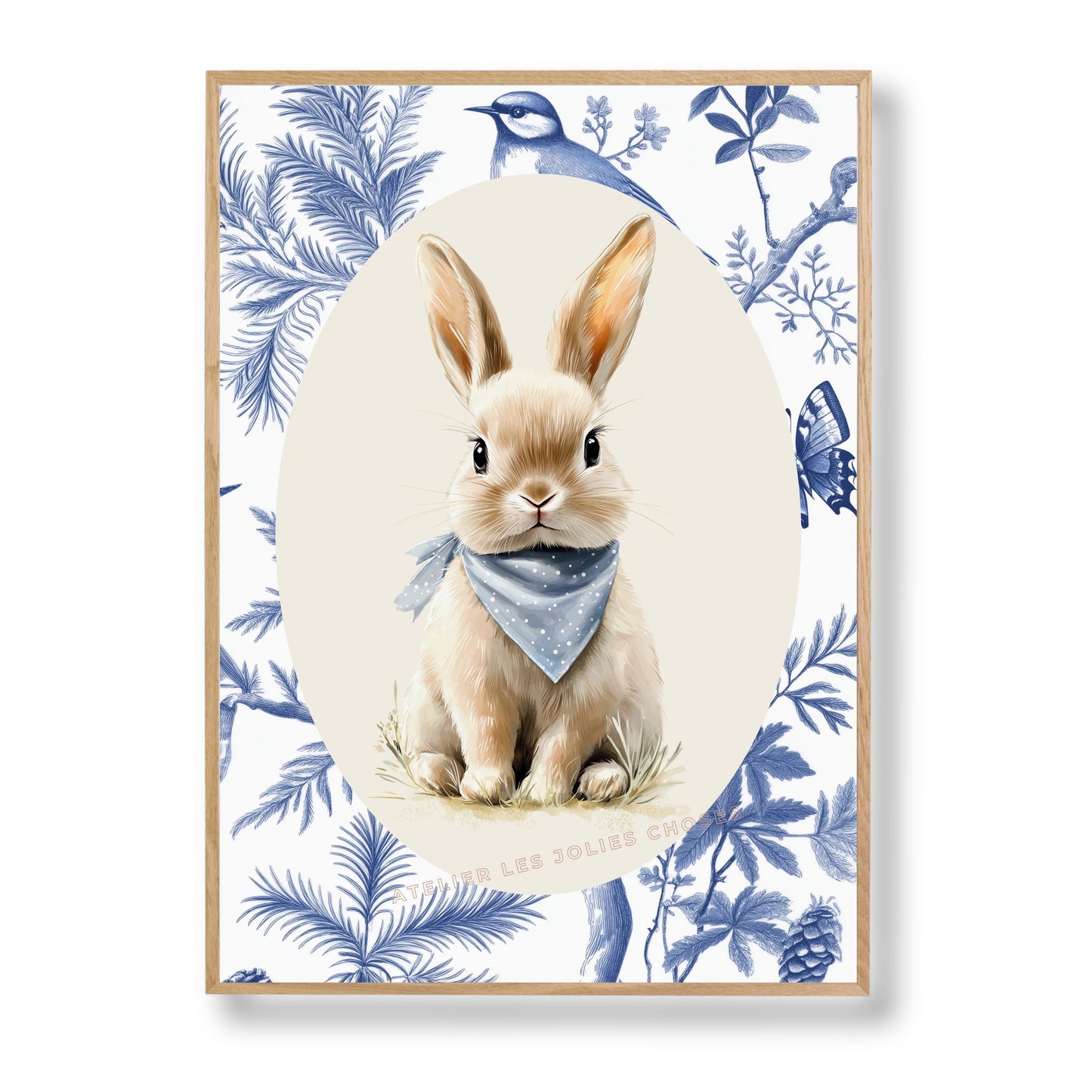 Petit gardien des bois – Édition toile de Jouy