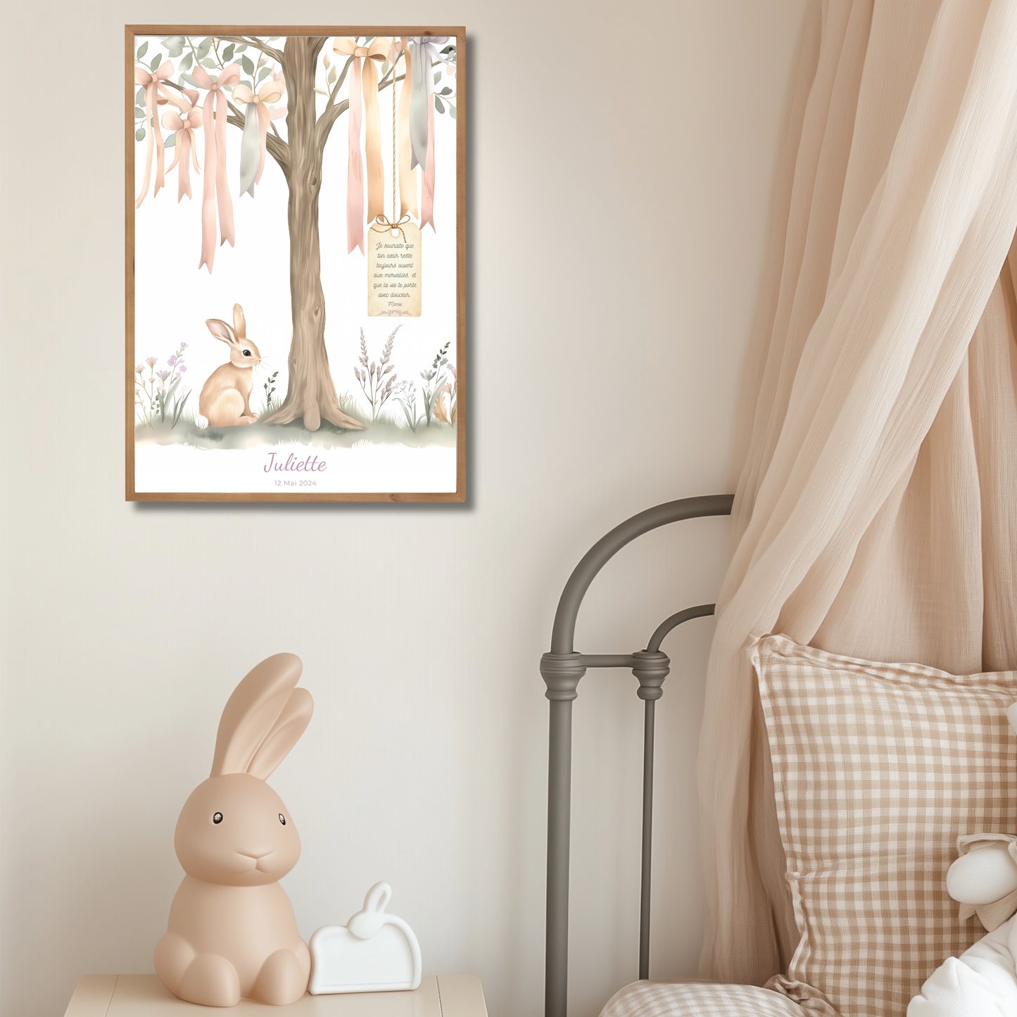 Petit lapin sous les rubans - Atelier Les Jolies Choses