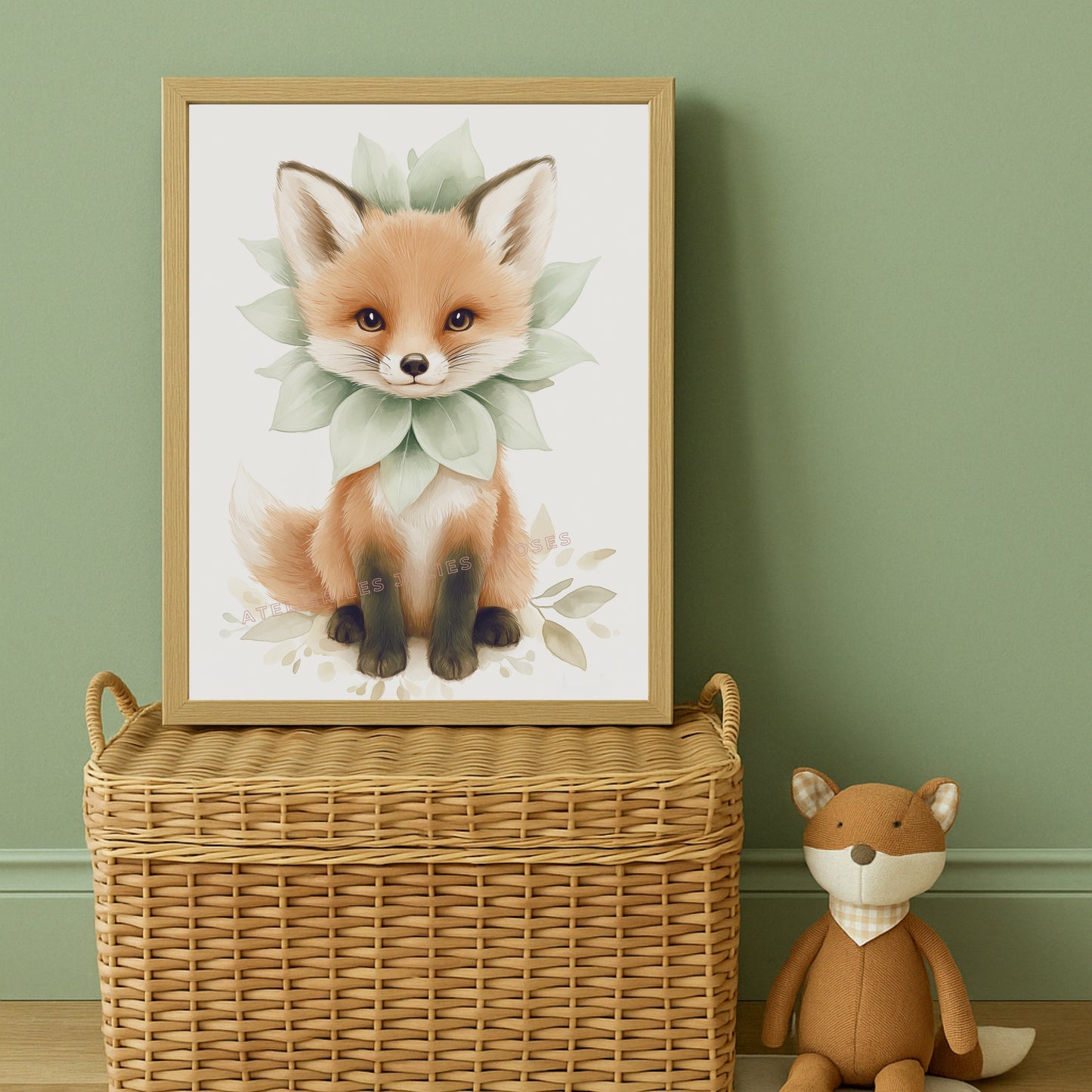 Renard en Fleur - Atelier Les Jolies Choses