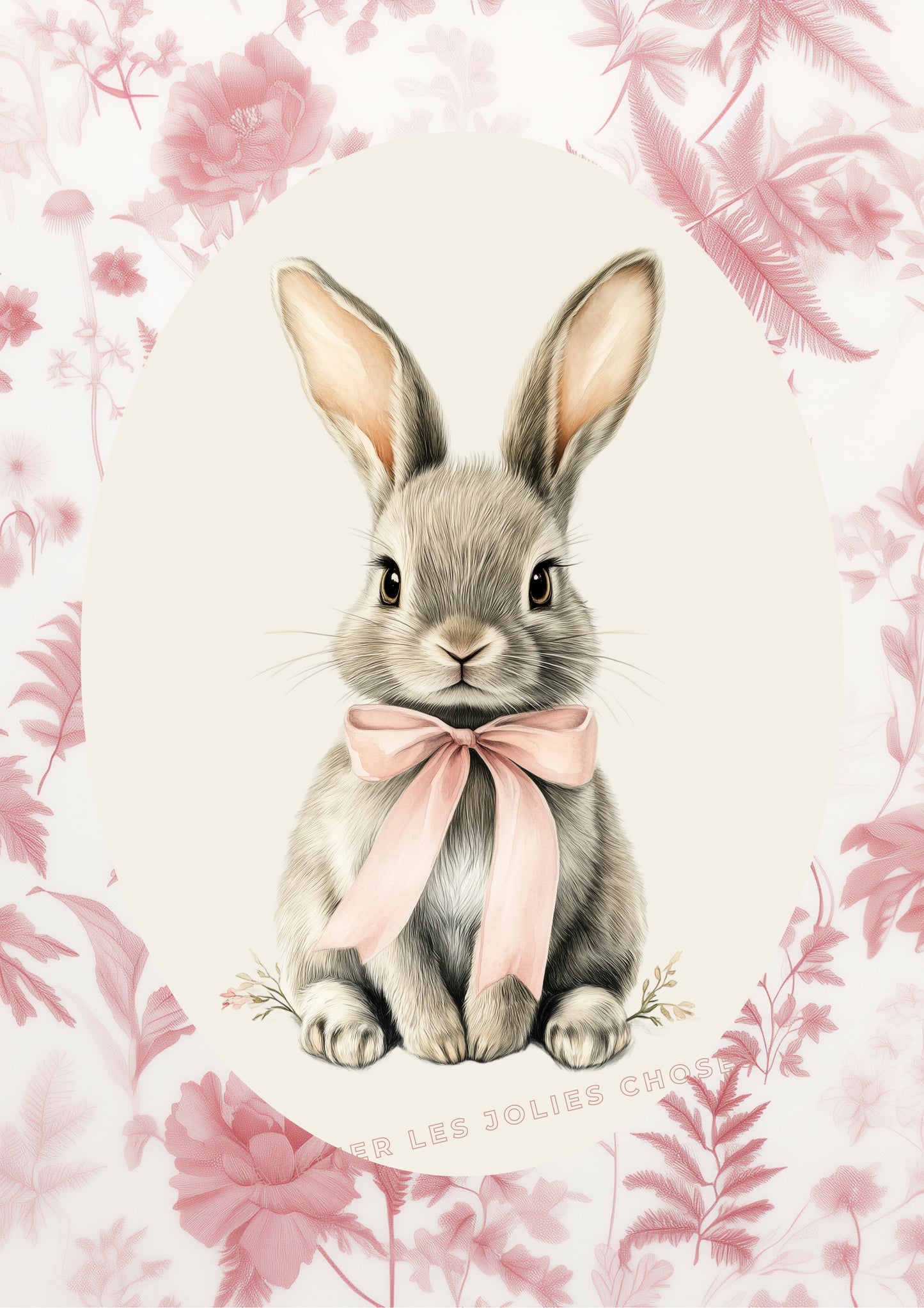 Éveil fleuri – Édition toile de Jouy - Atelier Les Jolies Choses