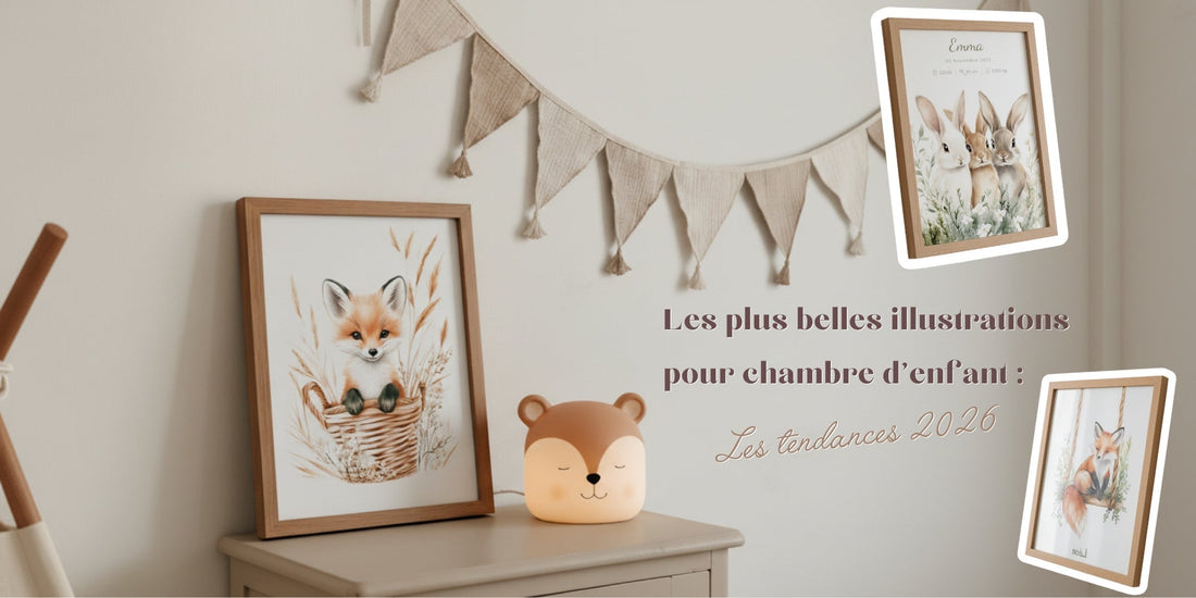 Les plus belles illustrations pour chambre d’enfant : les tendances 2026 à connaître - Atelier Les Jolies Choses