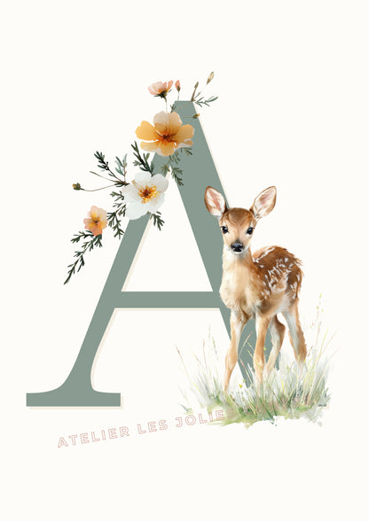 Affiche - Lettre A