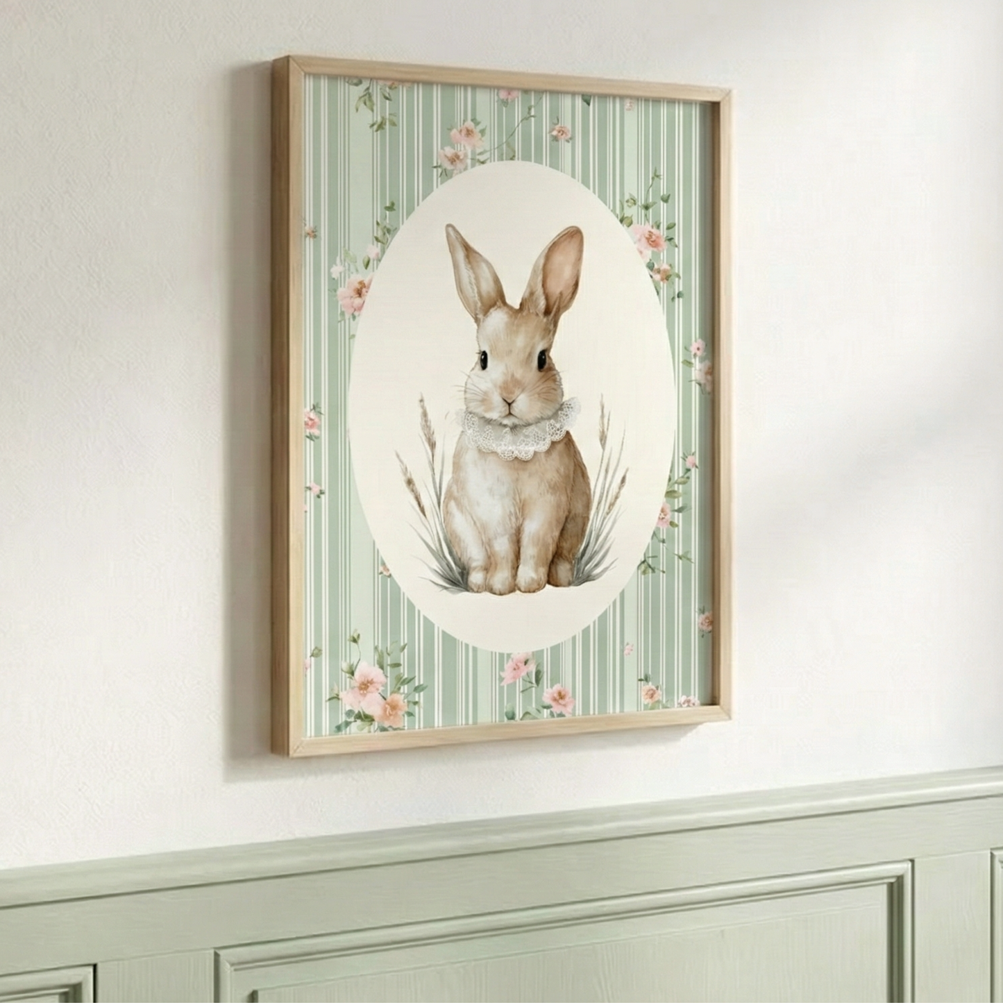 Affiche Lapin – Douceur vintage