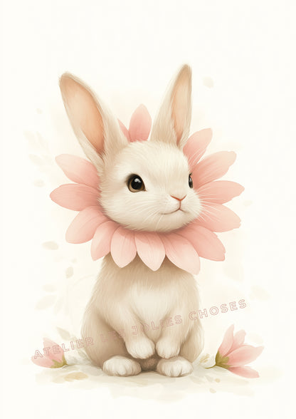 Lapine en Fleur