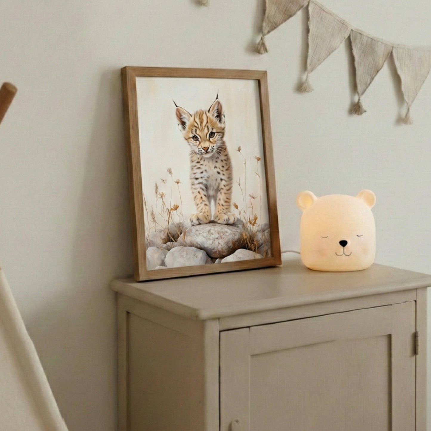 Affiche  Bébé Lynx - Atelier Les Jolies Choses  