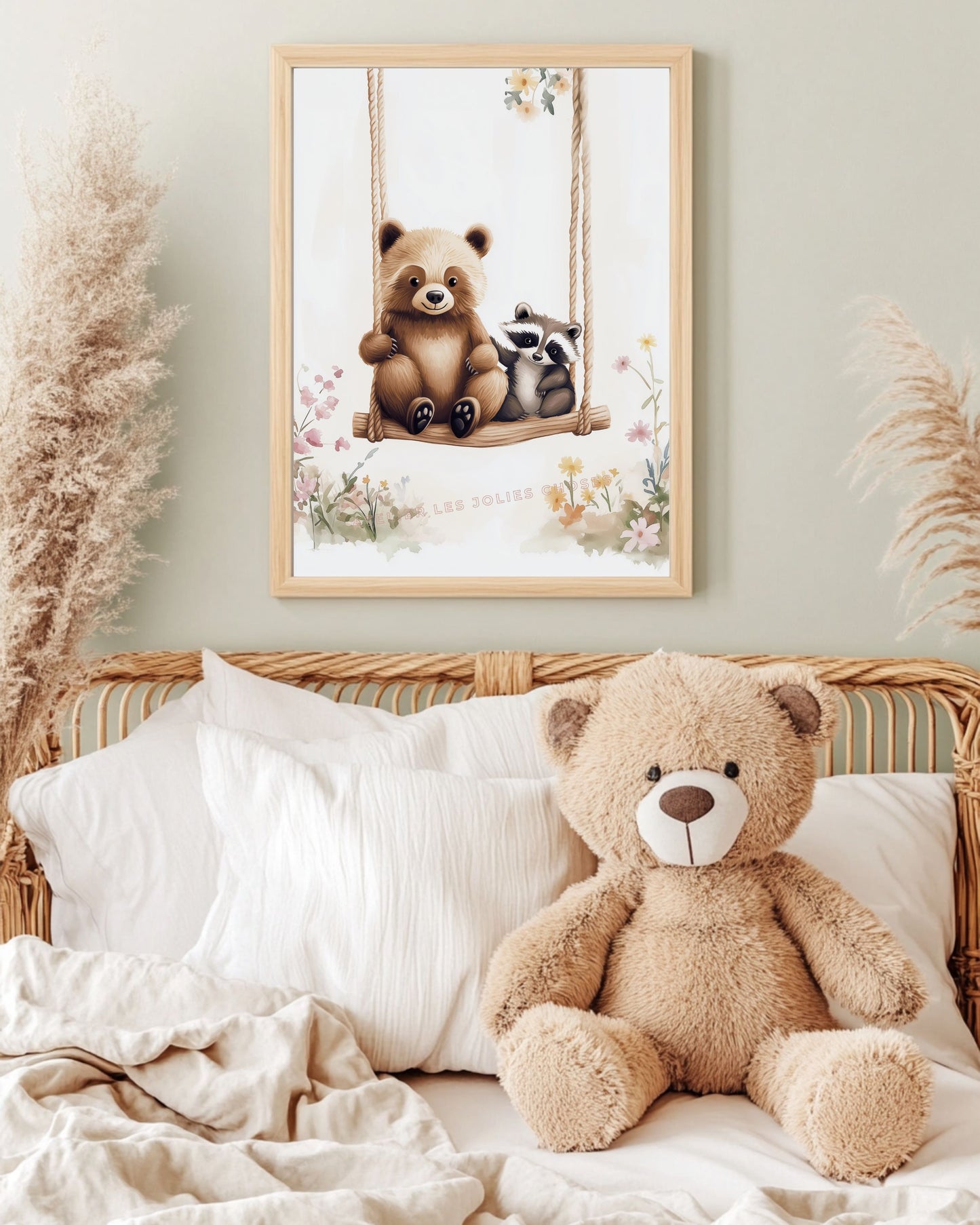 Affiche - Balançoire Ourson & Raton