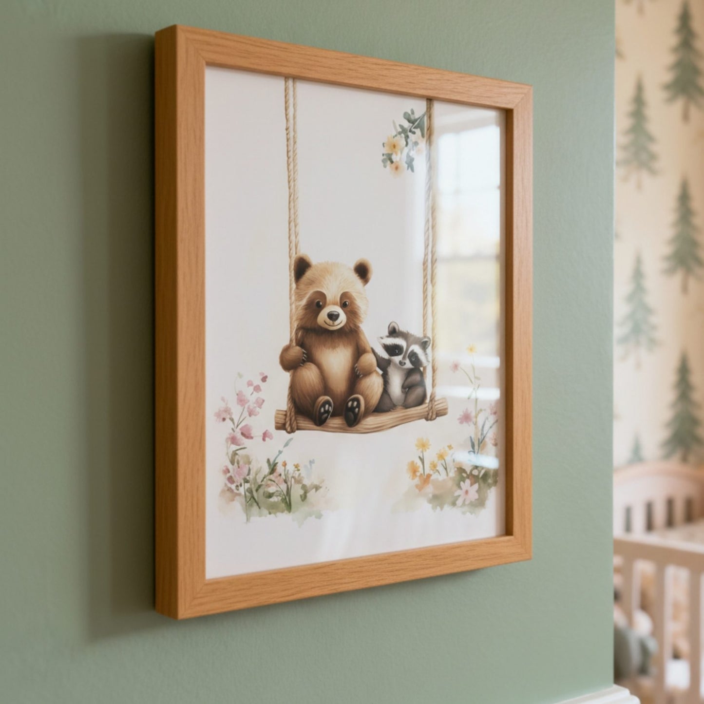 Affiche - Balançoire Ourson & Raton