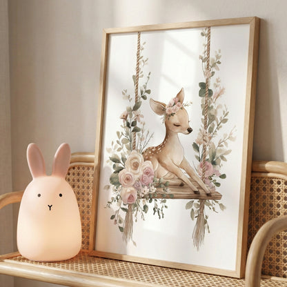 Affiche - Balancement au cœur de la clairière - Atelier Les Jolies Choses  