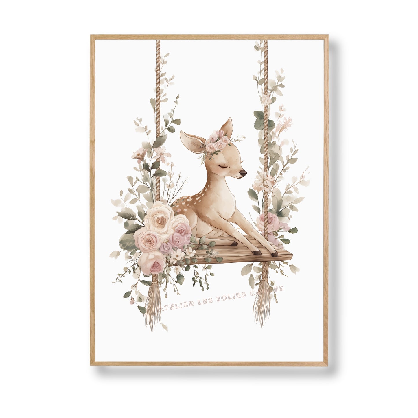 Affiche - Balancement au cœur de la clairière - Atelier Les Jolies Choses  