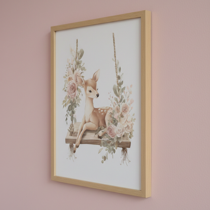 Affiche Biche - Un instant suspendu - Atelier Les Jolies Choses  