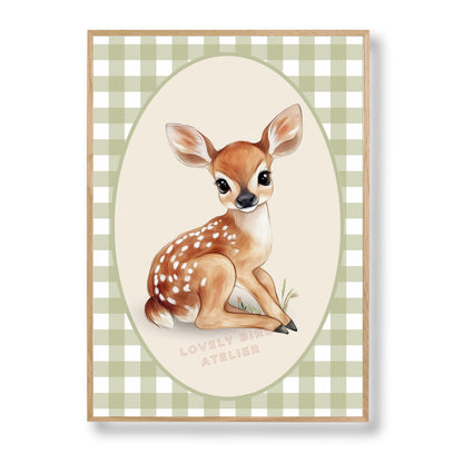 Affiche Biche & Vichy - Atelier Les Jolies Choses  