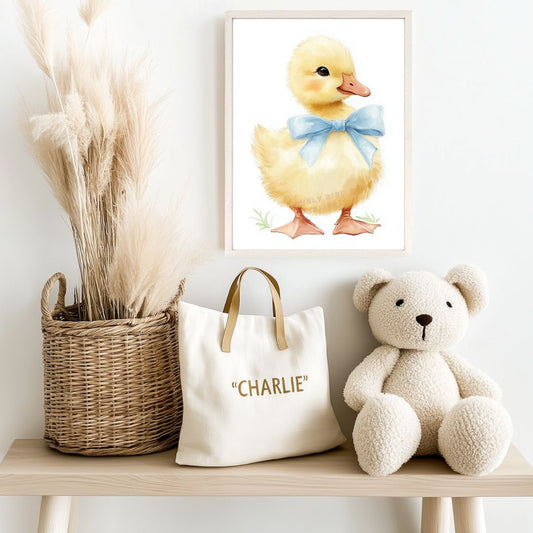 Affiche Caneton & Nœud - Atelier Les Jolies Choses  