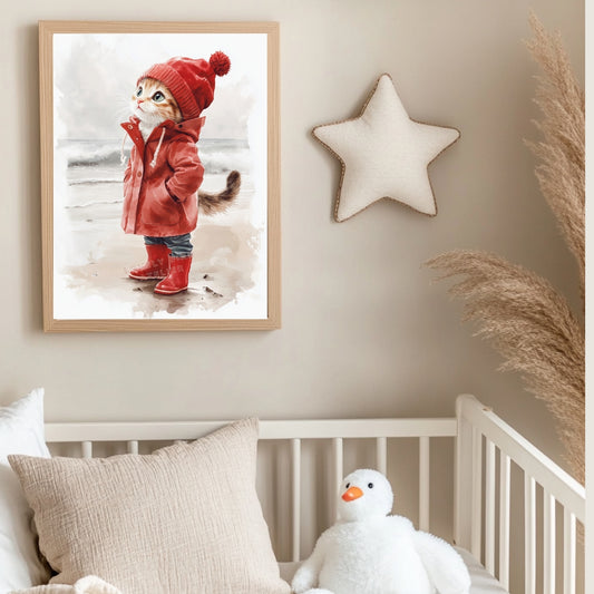 Affiche Chat &  Ciré - Atelier Les Jolies Choses  