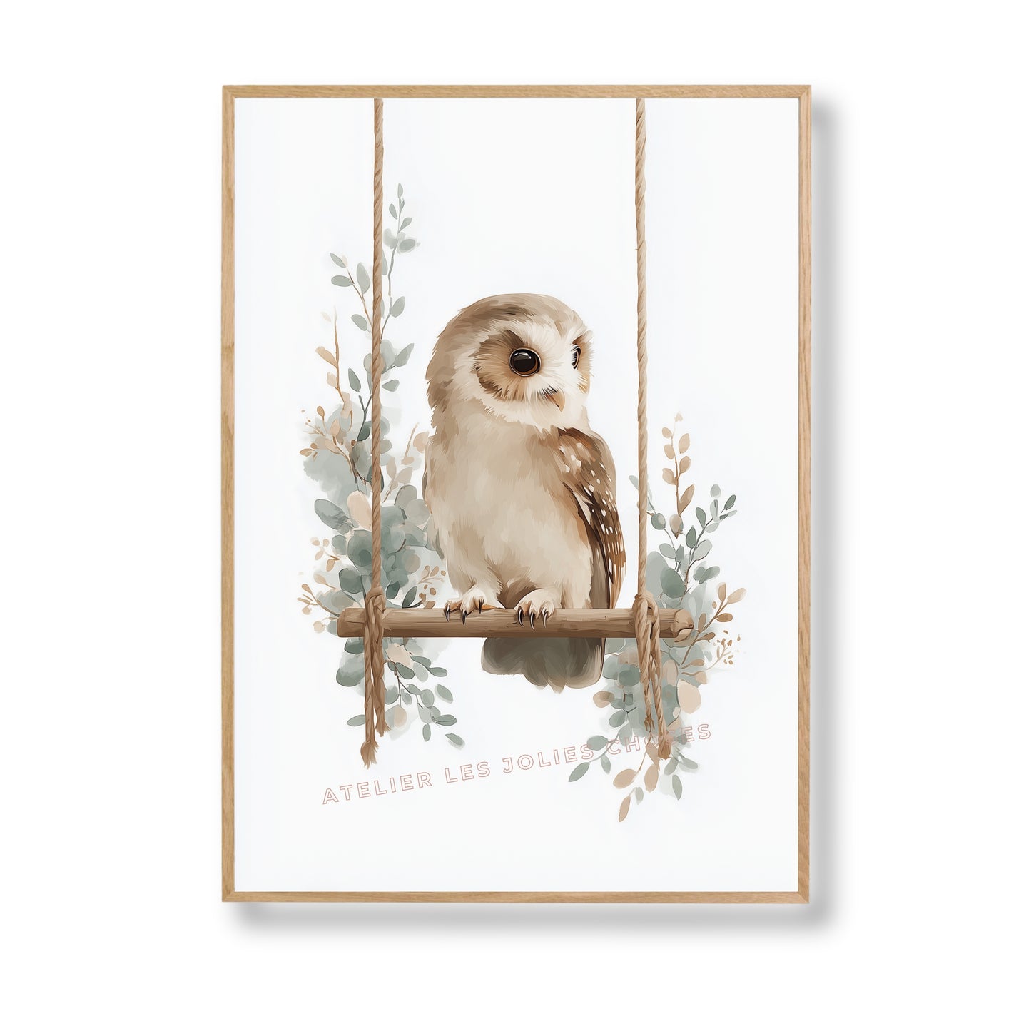 Affiche Chouette - Balançoire des Rêves