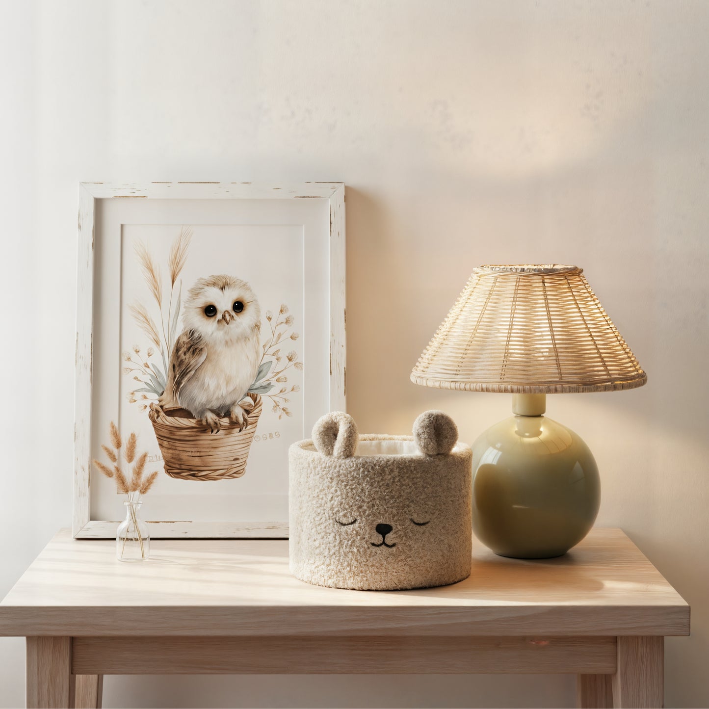 Affiche Chouette - Nid de Tendresse